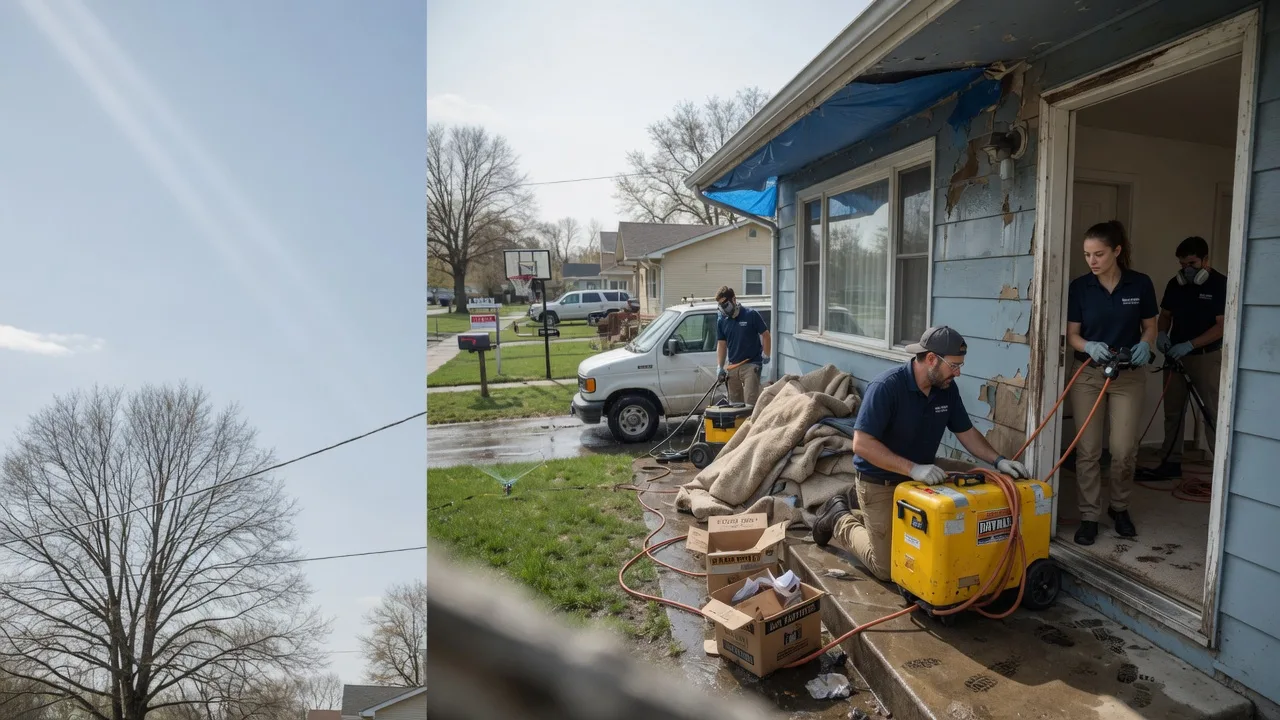 Basement Flood Cleanup in Leopolis, WI near me
